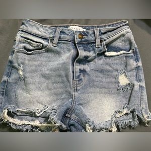 Oasis by eunina ripped jean shorts, size S